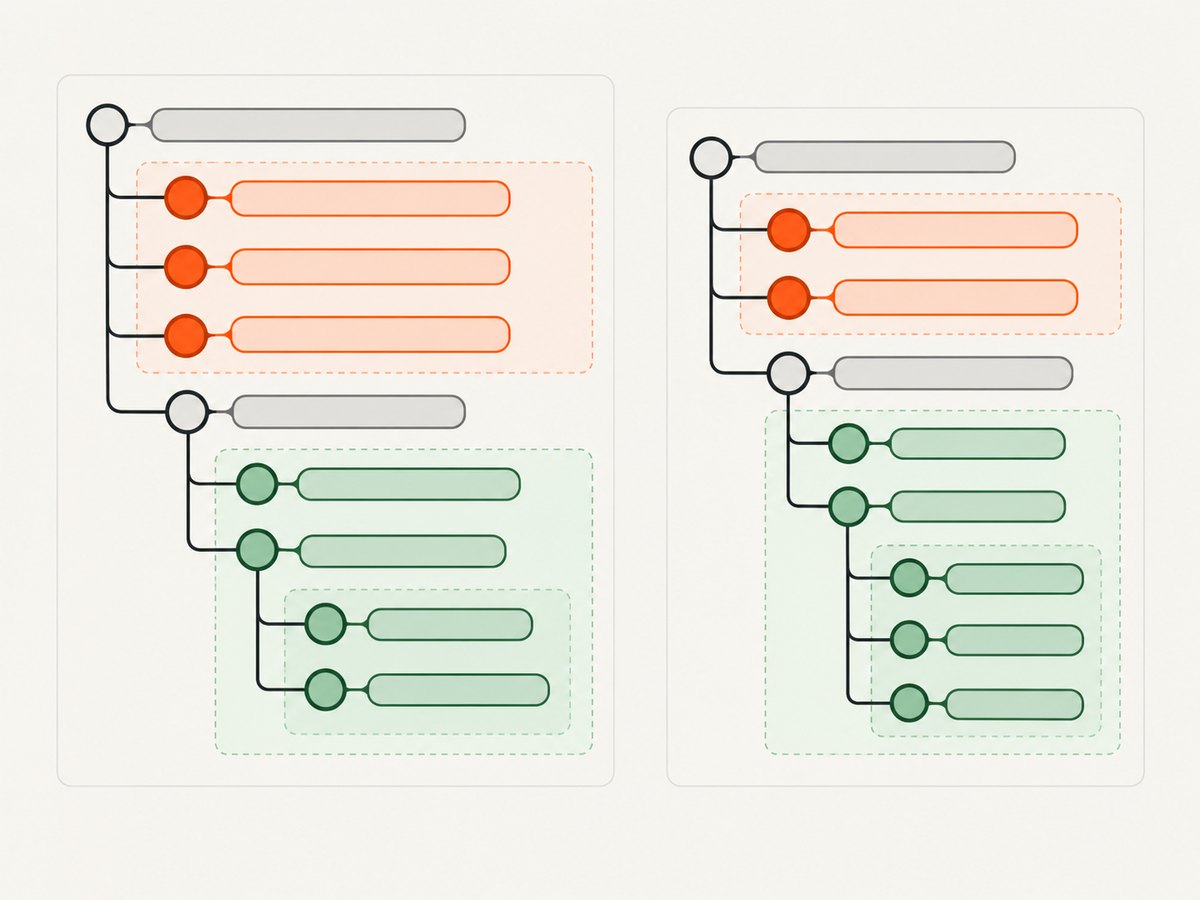 Direct-child and descendant selectors produce different collections.
