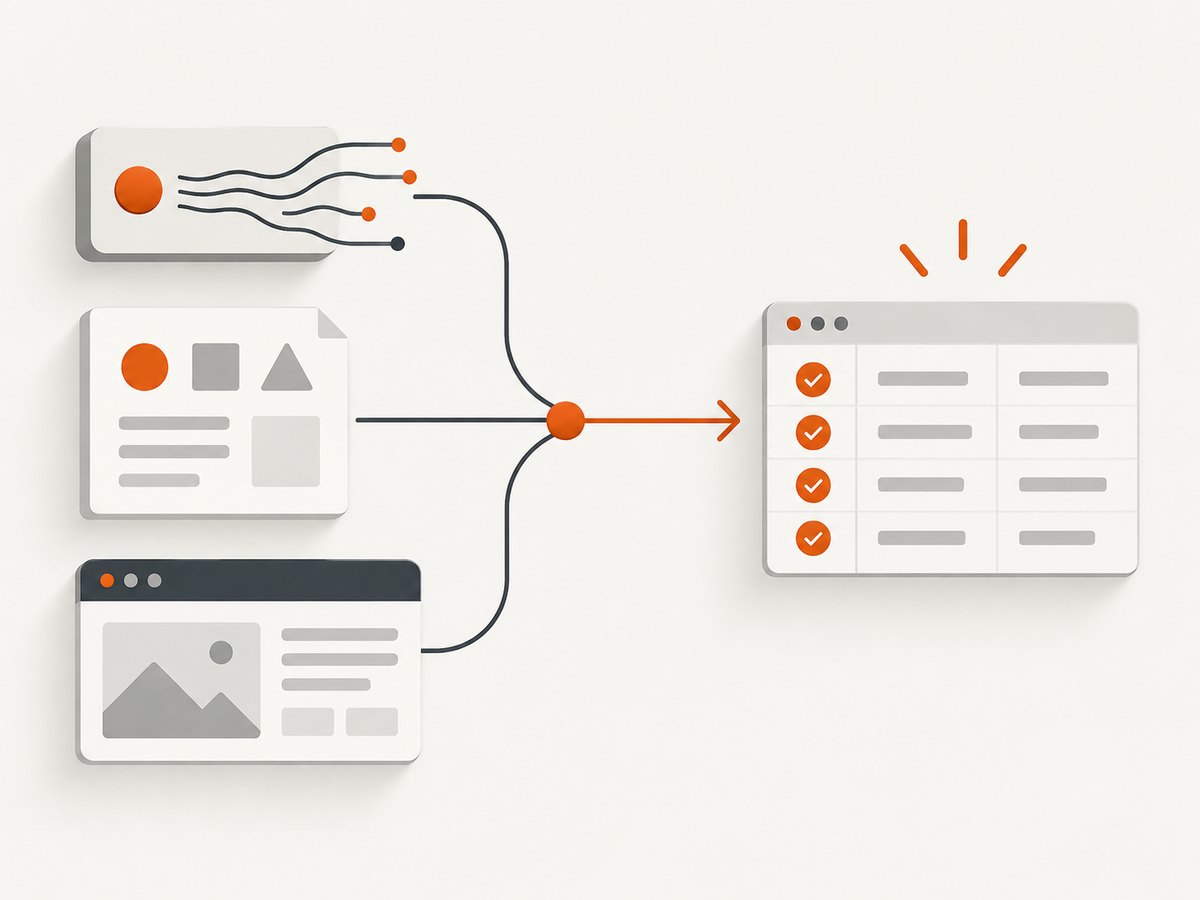 A focused extraction workflow chooses a suitable source and checks the resulting records.