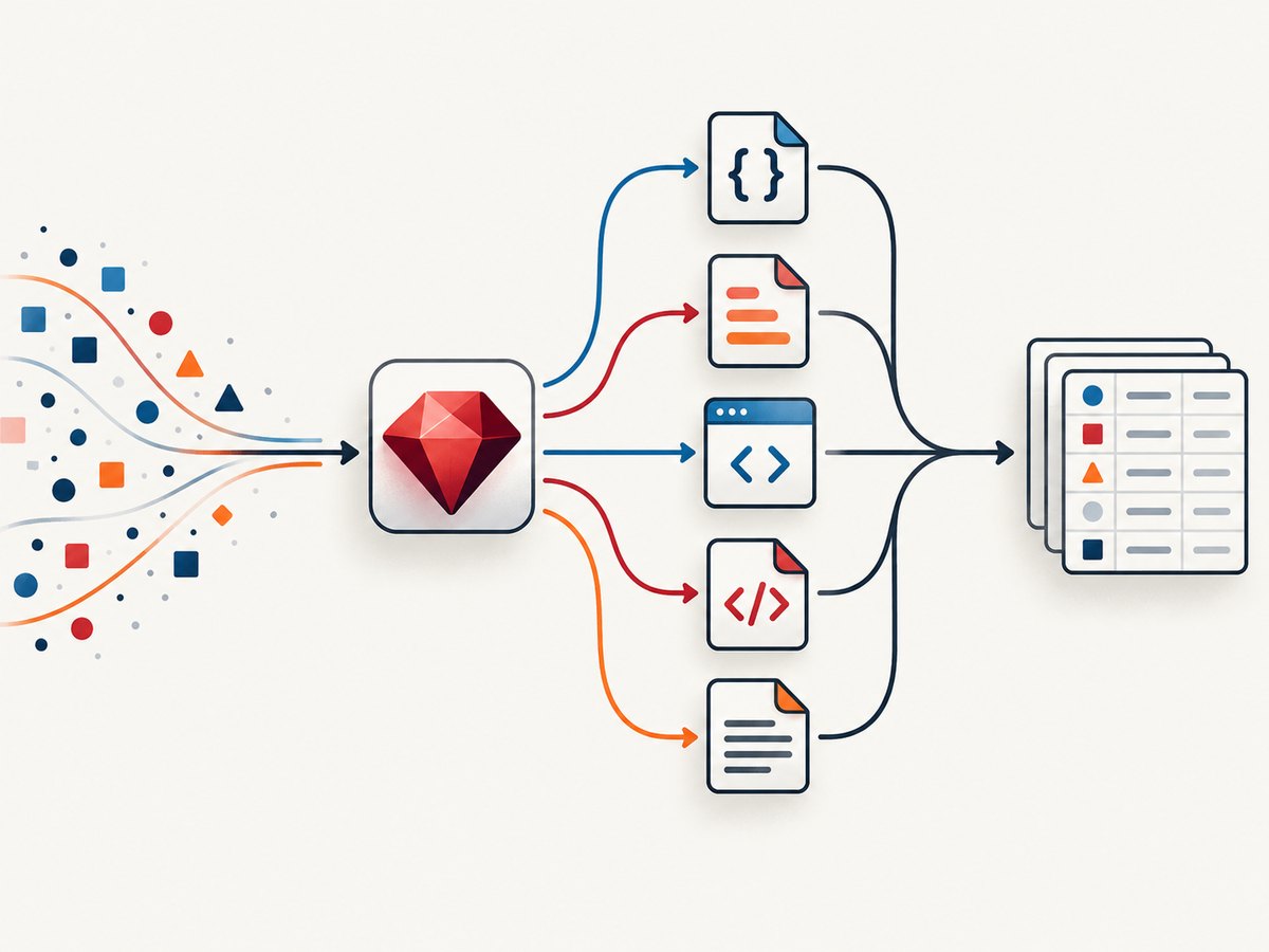 Choose the parser by matching it to the input format.