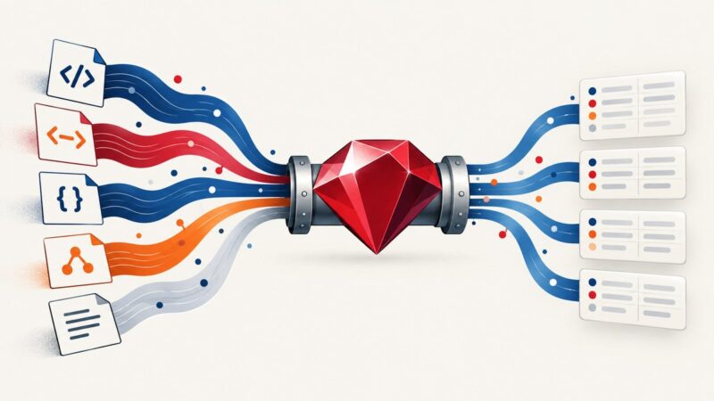 Data Extraction in Ruby: HTML, XML, JSON, YAML, and Text