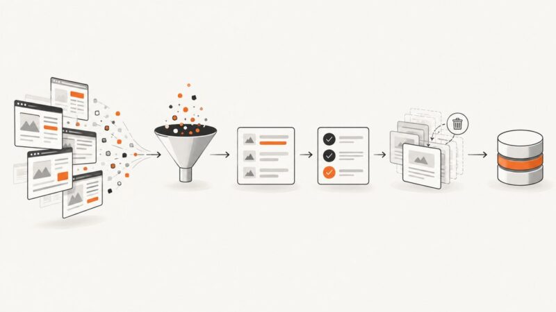 Data Processing and Validation for Web Scraping