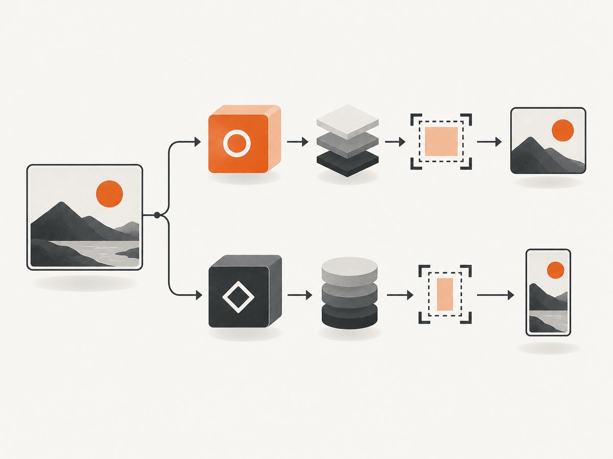Image transformation parameters belong to each provider's own URL grammar.
