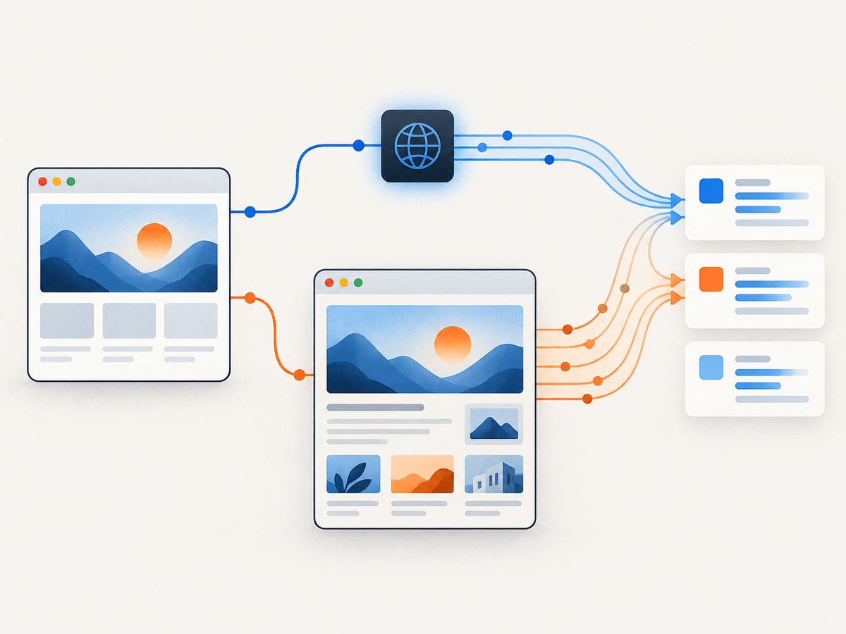 Inspect the request that supplies dynamic content before deciding to render the whole page.