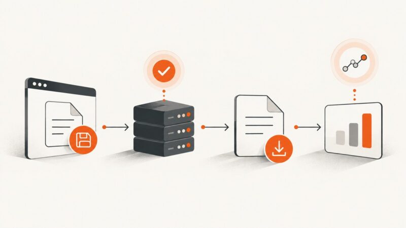 How to Detect User Saves and Export Events