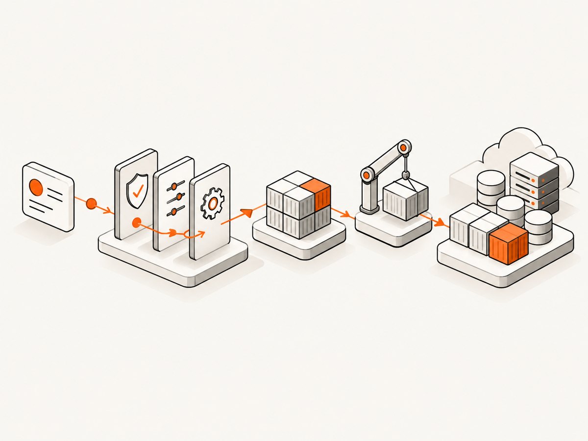 A platform turns repeated infrastructure work into a documented self-service path.