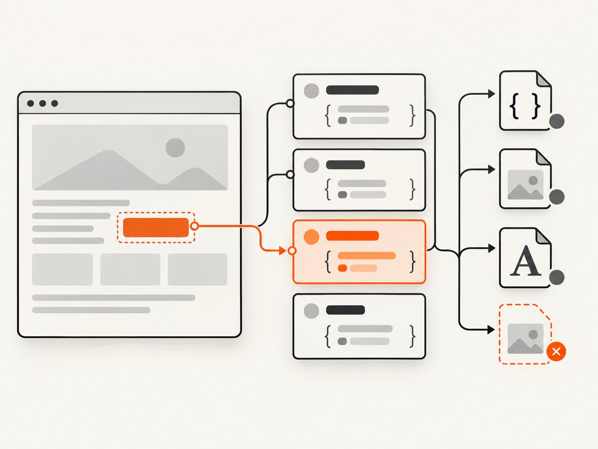 Use computed styles and loaded resources to distinguish a cascade problem from a missing stylesheet or asset.
