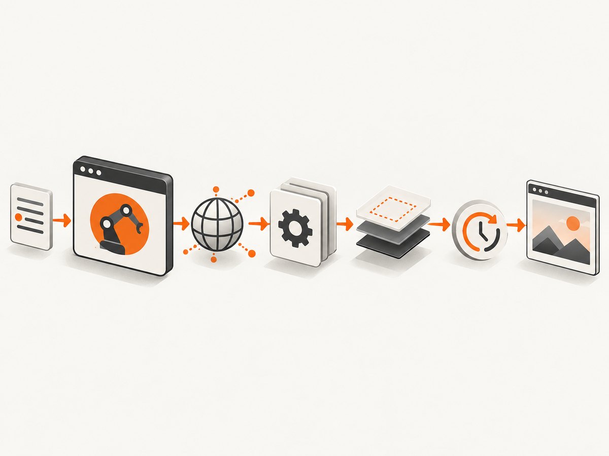 Break one slow run into launch, navigation, page state, and action segments before optimizing.