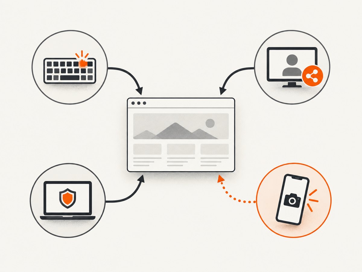 Screenshot controls cover different paths and cannot govern the entire device.