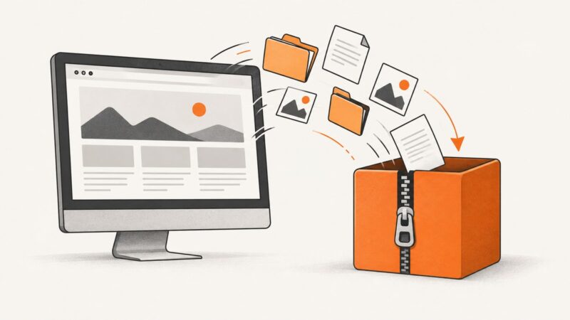 How to Download an Entire Website as a ZIP Archive