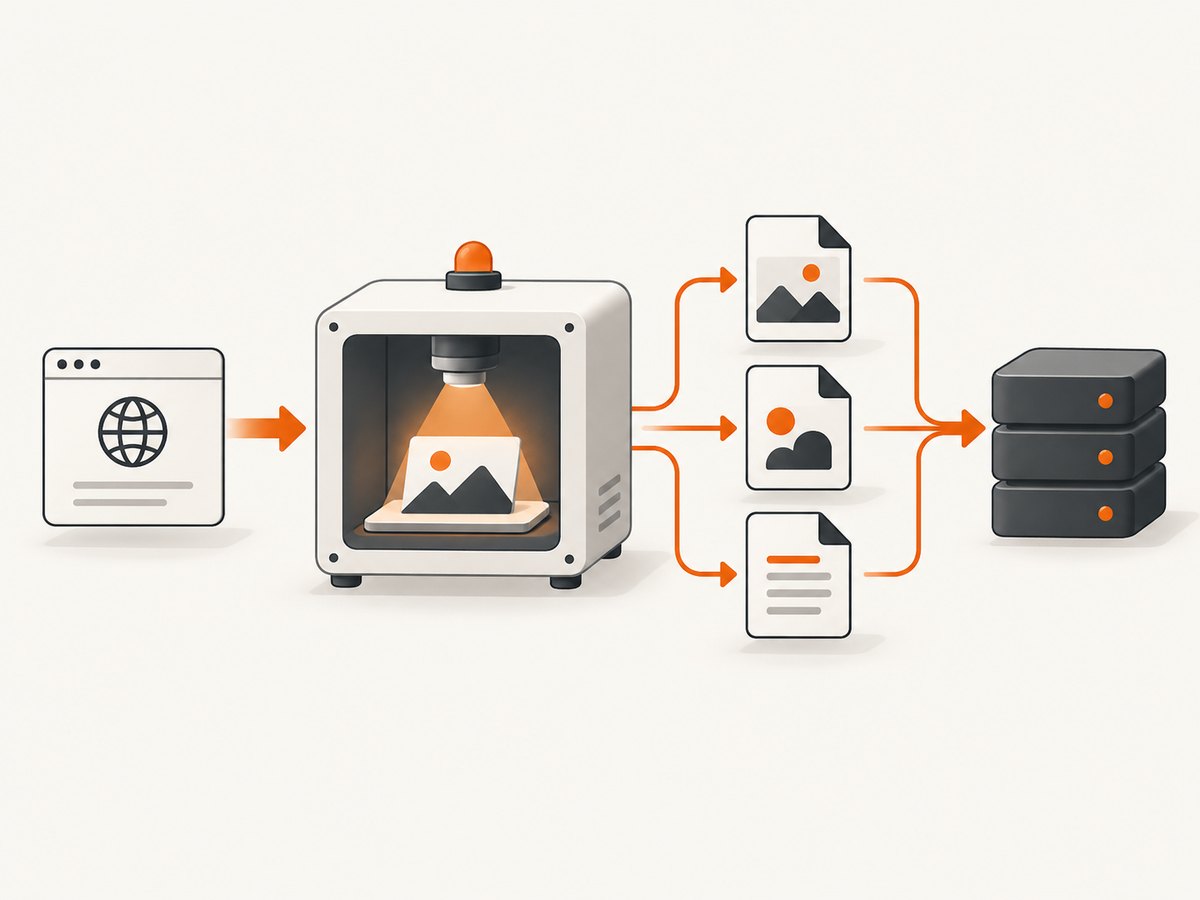 A successful capture returns file bytes that your application saves as a binary artifact.