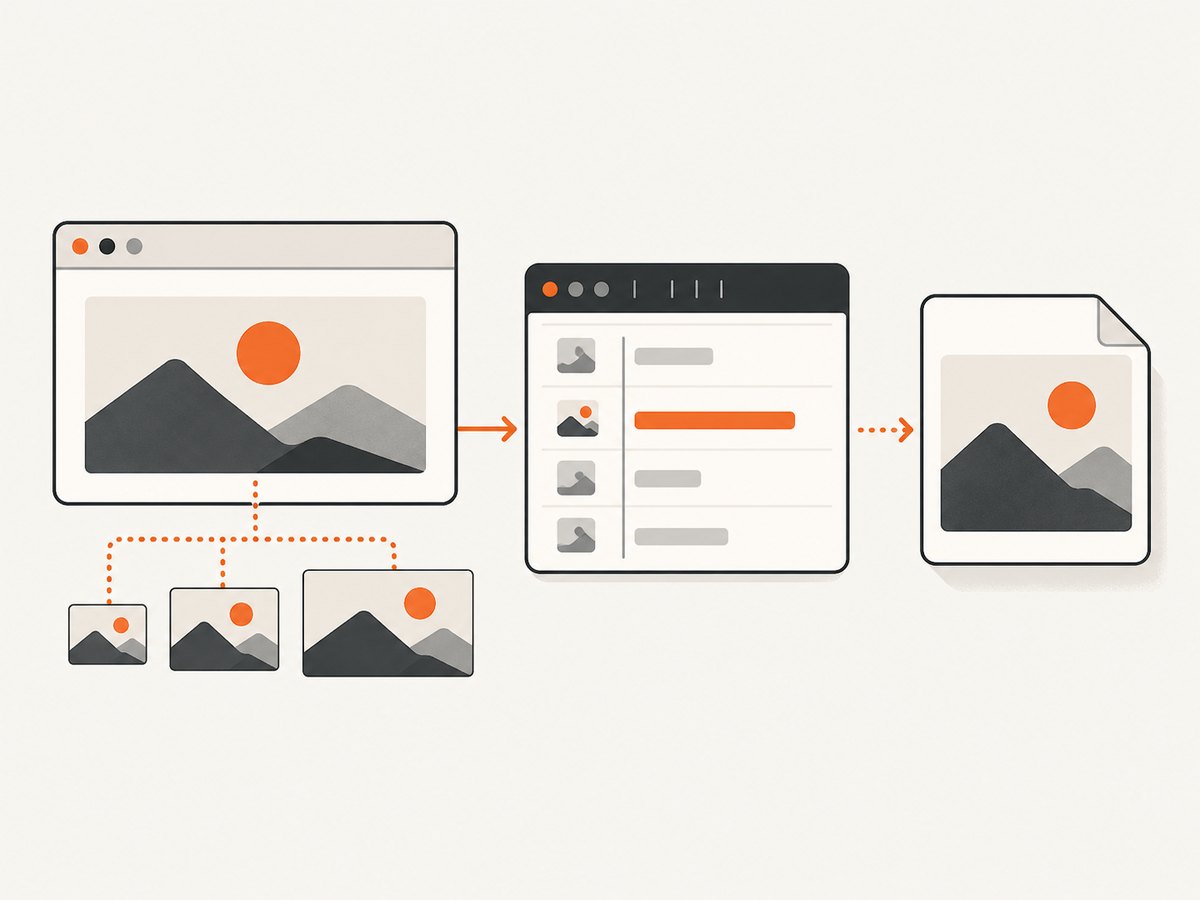 The browser may choose one responsive image while DevTools reveals every candidate and the request actually fetched.
