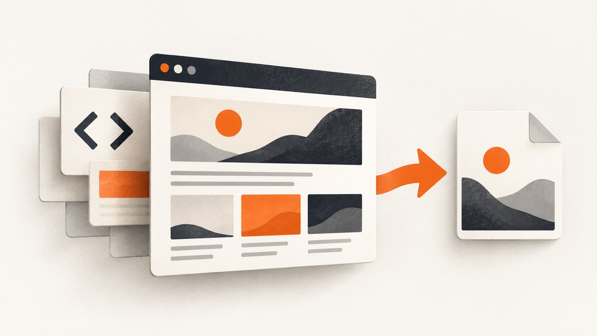 How to Download an HTML Page as a PNG