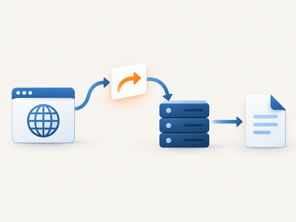 The request may follow redirects before cURL writes the response body to the chosen file.