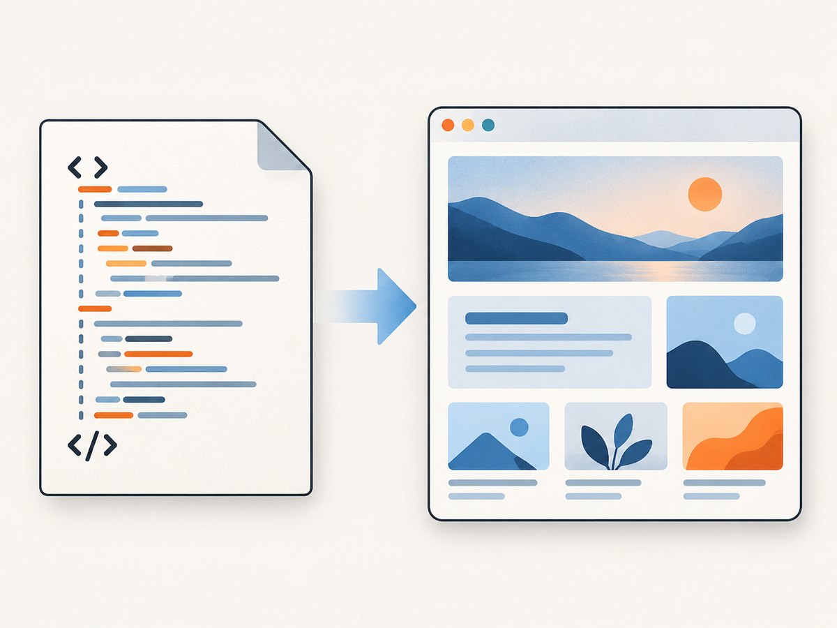 Saving HTML captures the response body; browser rendering and linked assets are separate steps.