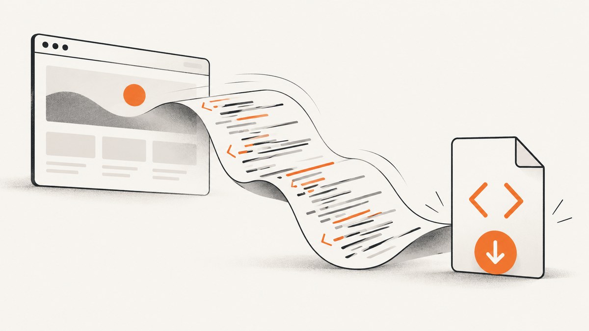 How to Download an HTML Page With JavaScript