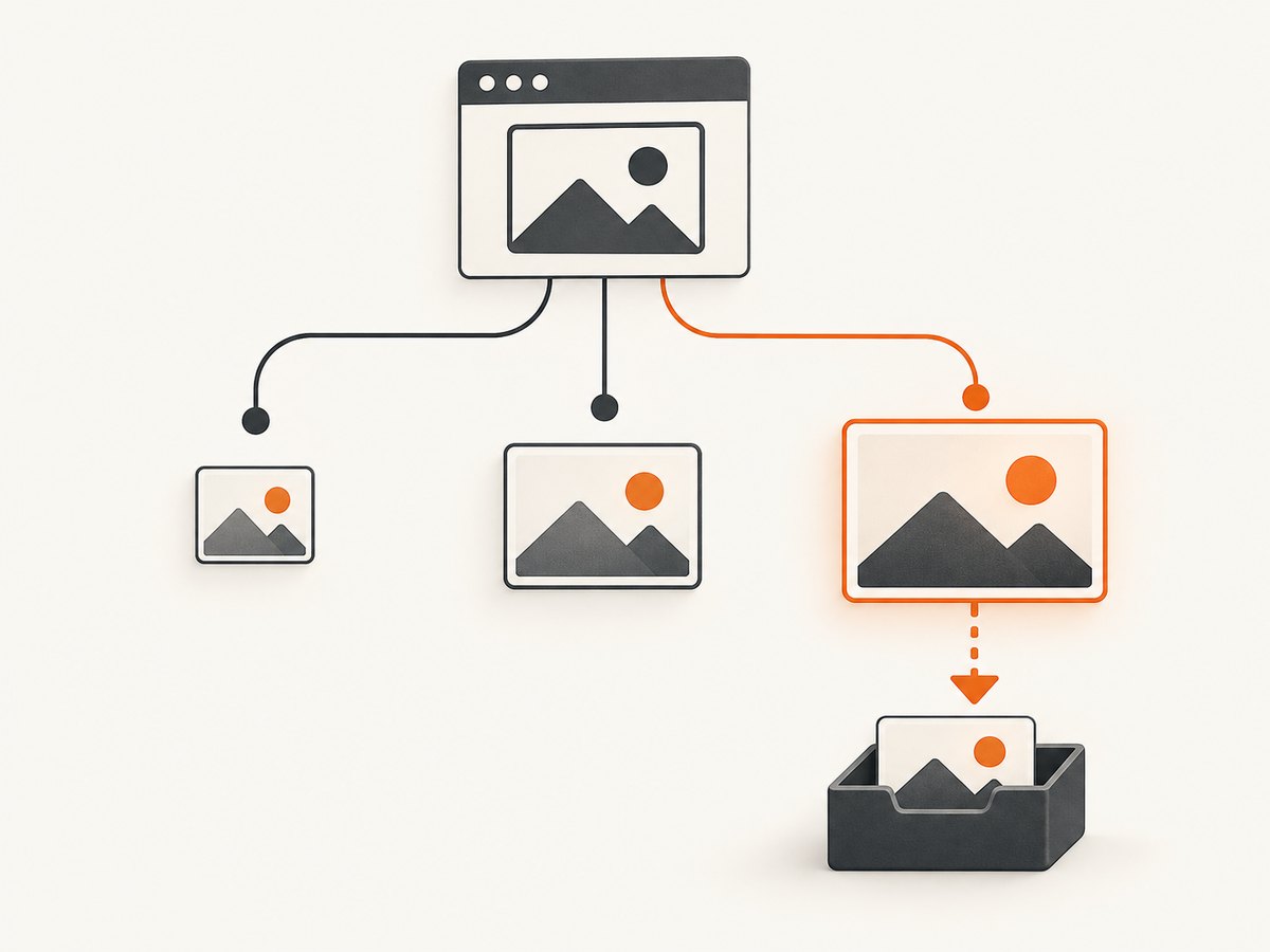 Responsive HTML can expose several image files; inspect the selected source before downloading.