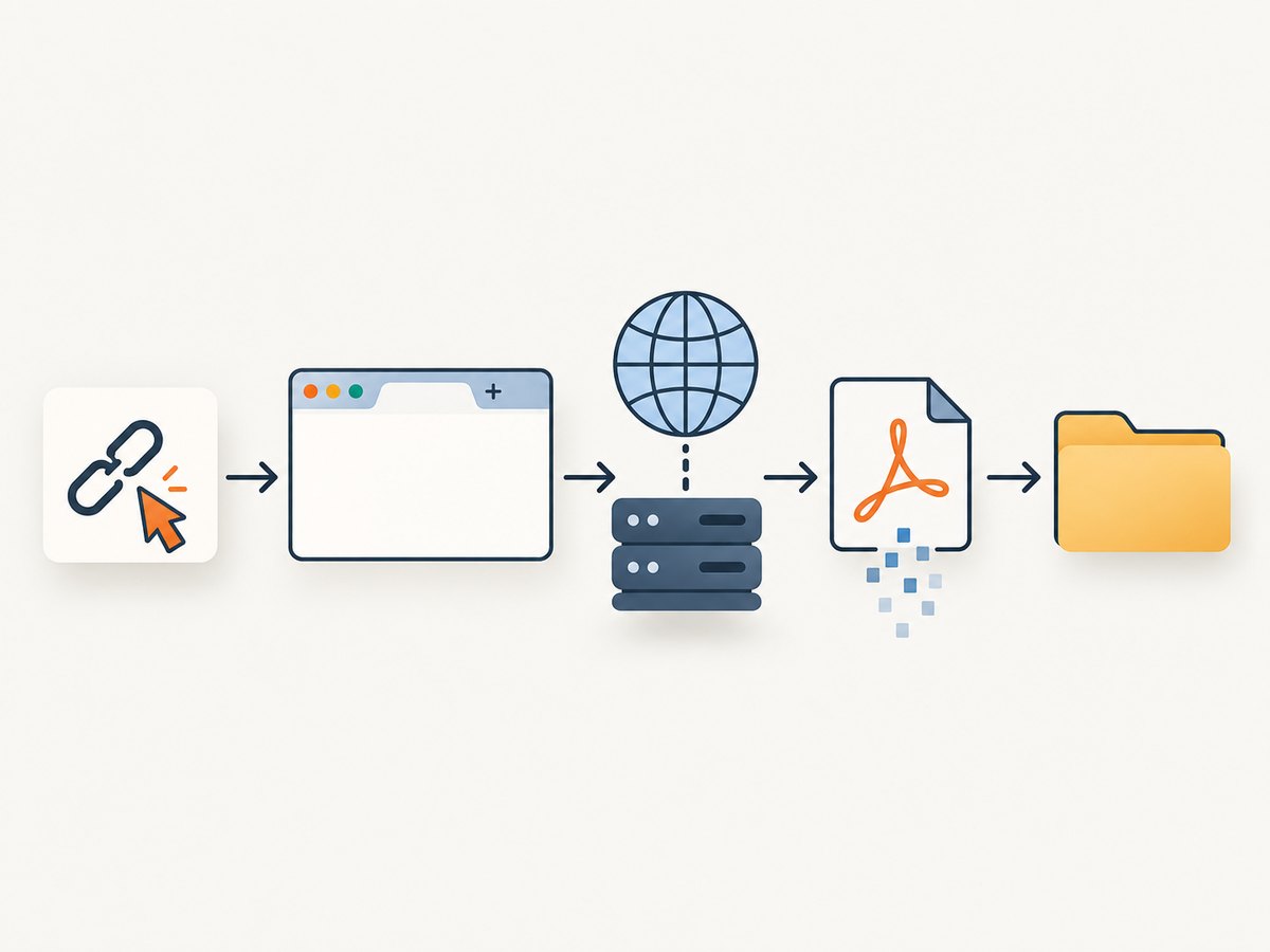 Catch the popup first, then fetch and verify the PDF resource.