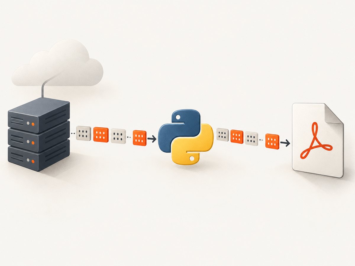 Streaming writes a large response in chunks instead of holding the entire file in memory.