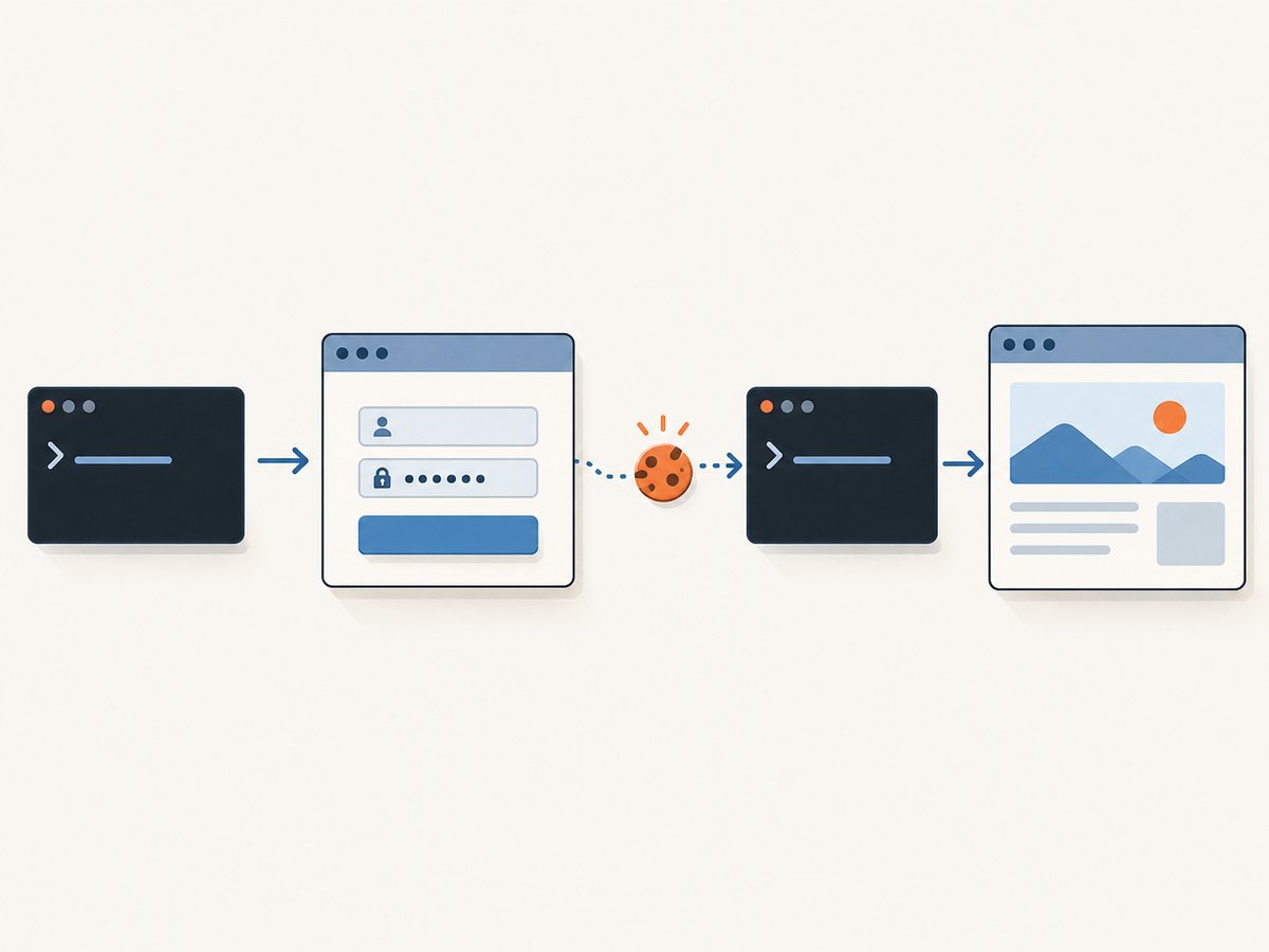 HTTP authentication responds to a server challenge; form login commonly establishes a cookie session for later requests.