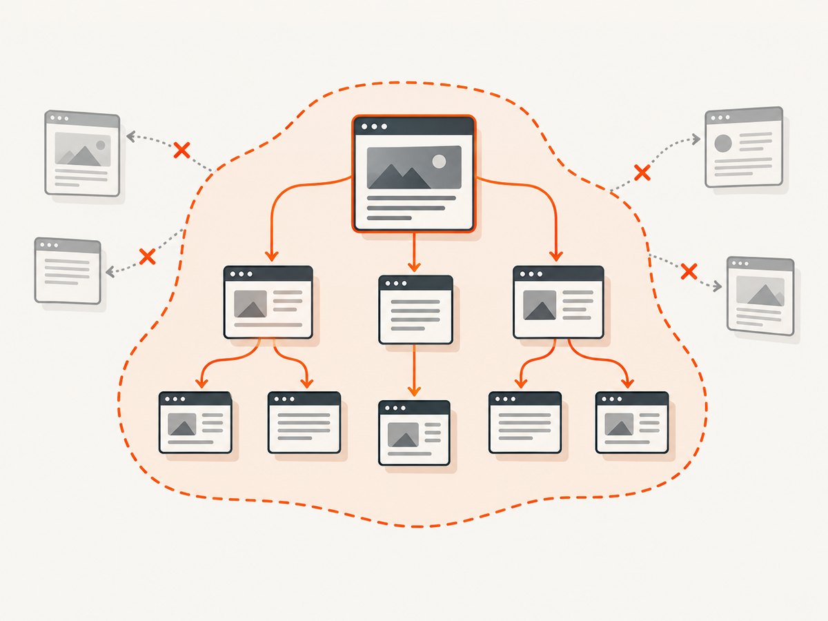 A recursive downloader follows reachable links, so define the host, path and depth before starting.