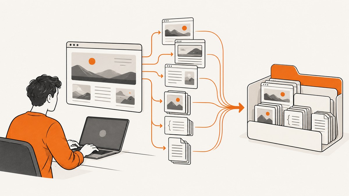How to Download a Website With Its Subpages