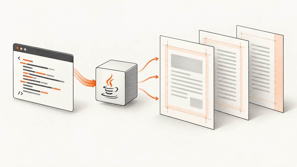 How to Set Dynamic Page Margins for HTML-to-PDF in Java