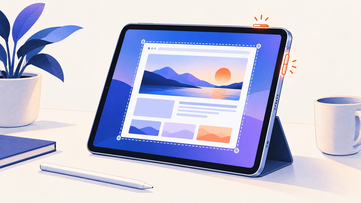 Easiest Way to Screenshot on iPad