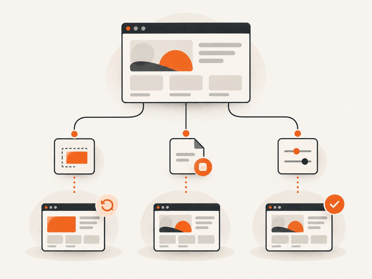 Elements, Workspace, and Overrides keep edits in different places and behave differently after a reload.
