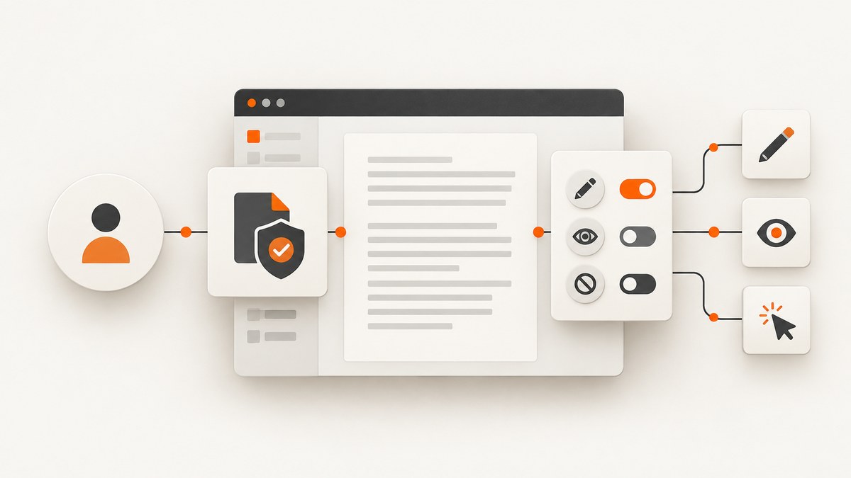 How to Set Permissions for Embedded Editor Users