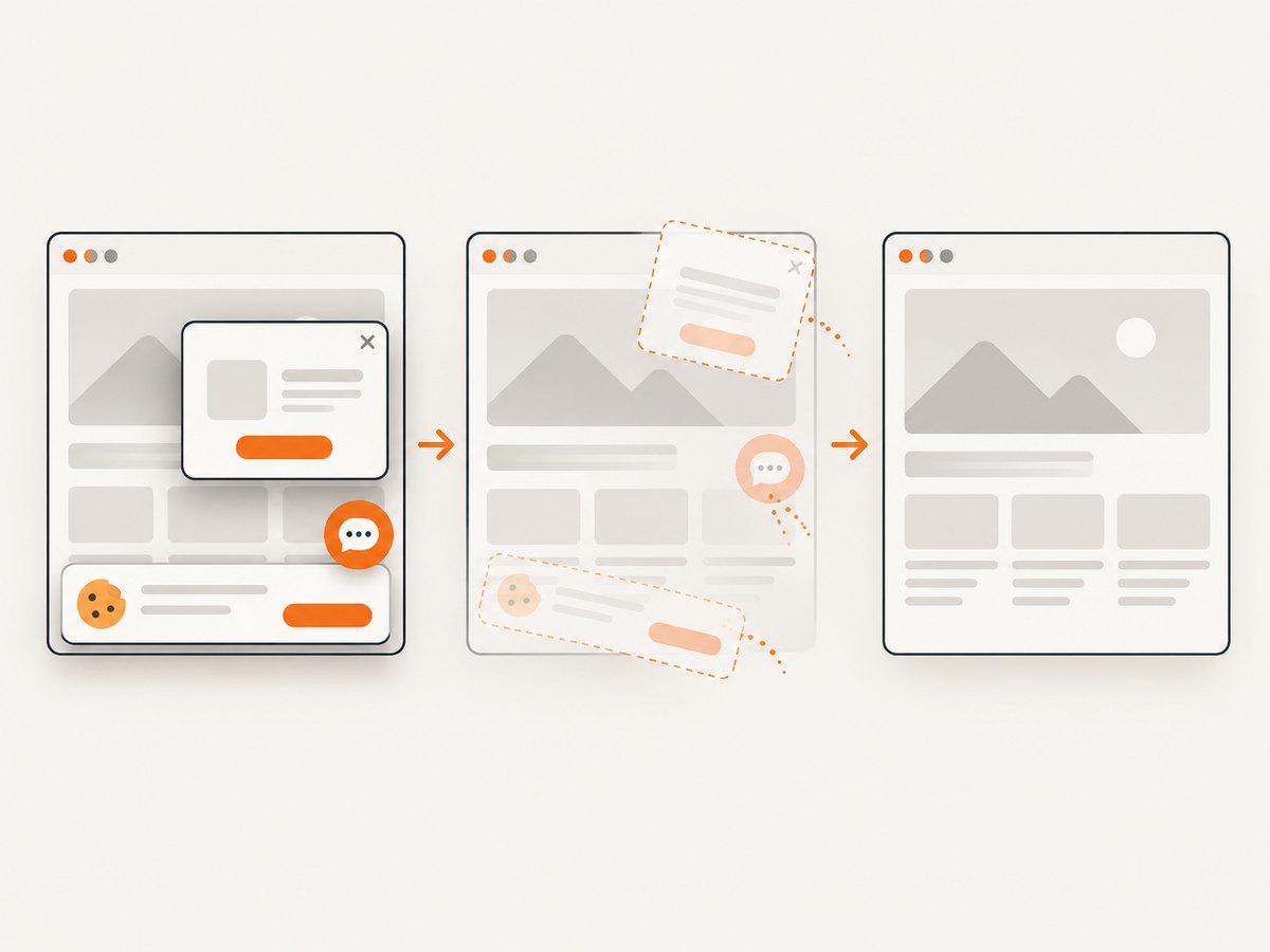 ScreenshotNeo removes common overlays before producing the page image.