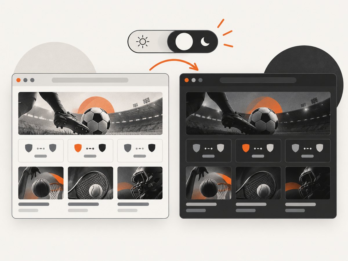 Browser theme controls can darken the interface while the webpage may remain unchanged.