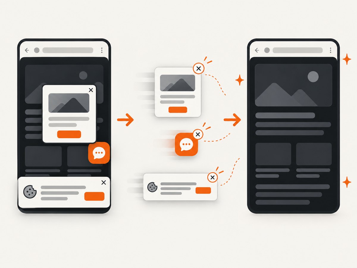 A capture workflow can remove obstructive overlays before producing a consistent dark screenshot.