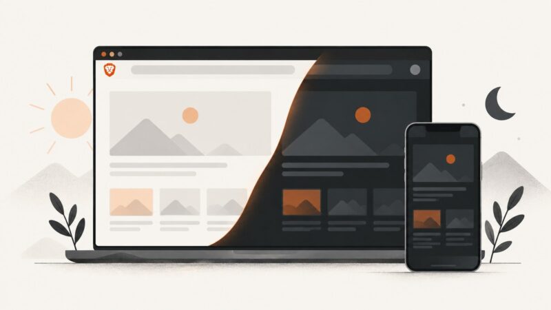 How to Enable Dark Mode for Websites in Brave