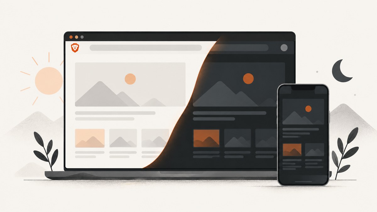 How to Enable Dark Mode for Websites in Brave