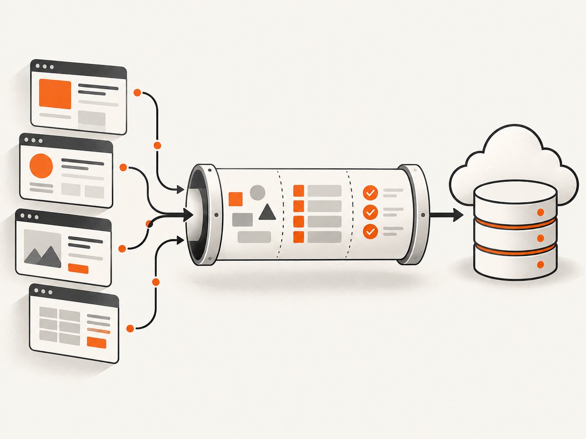 Enterprise extraction includes crawling, normalization, quality checks, and delivery—not just fetching pages.