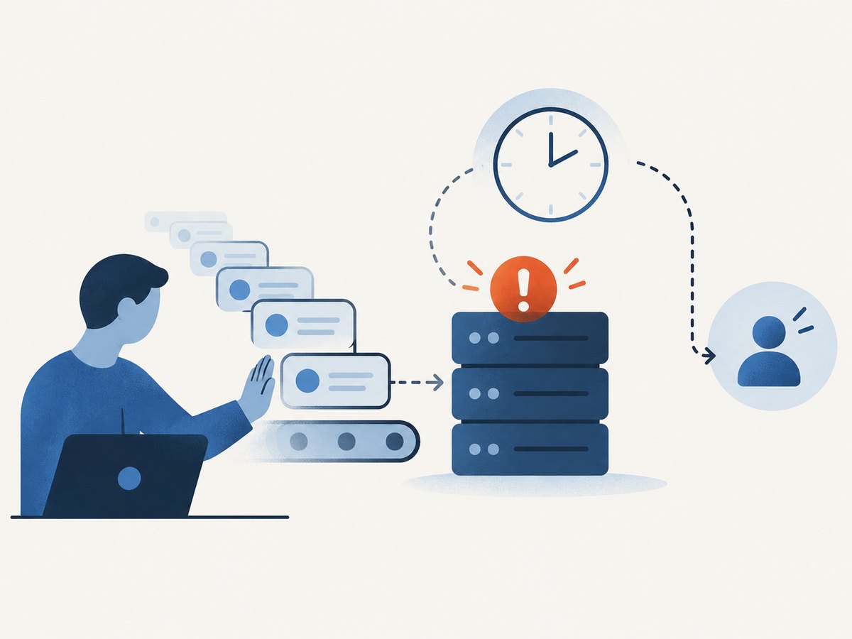 Pause the job, inspect the retry guidance, and confirm an authorized way to continue.
