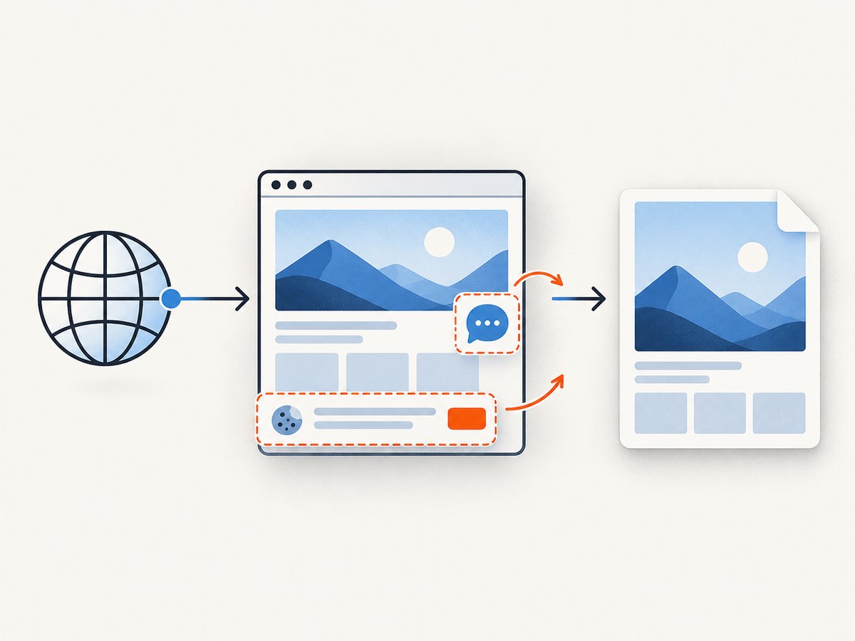 A page screenshot can document an authorized view without building a repeated data scraper.