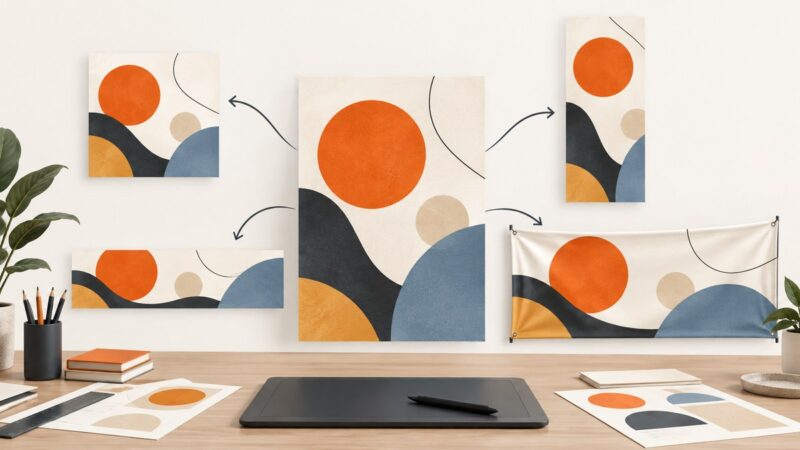 How to Generate Event Graphics in Multiple Sizes from One Template