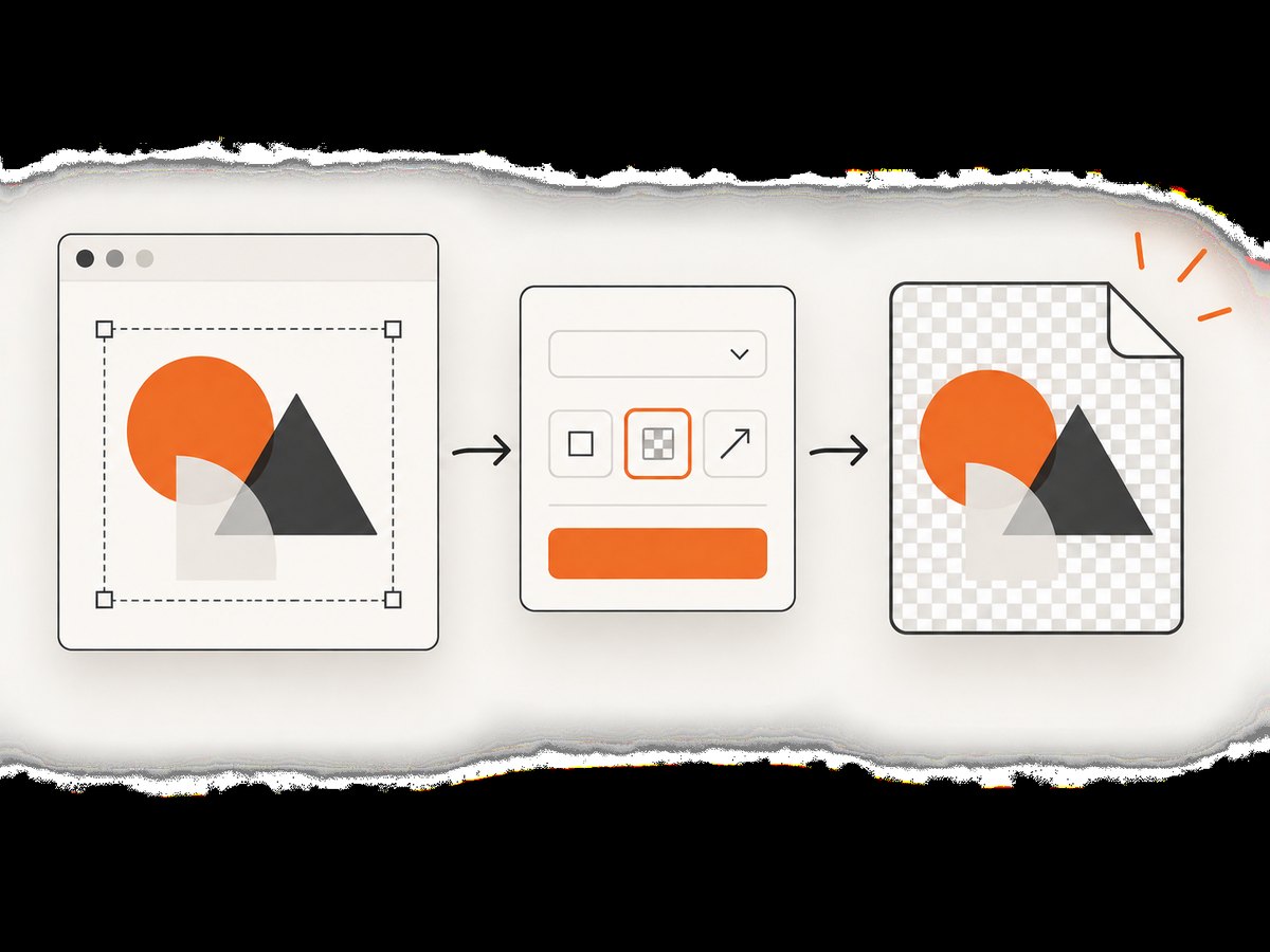 Select the content, configure PNG settings, and export the resulting file.