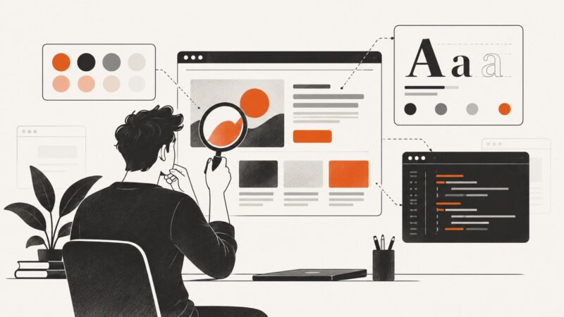 How to Extract Brand Colors and Typography From a Website