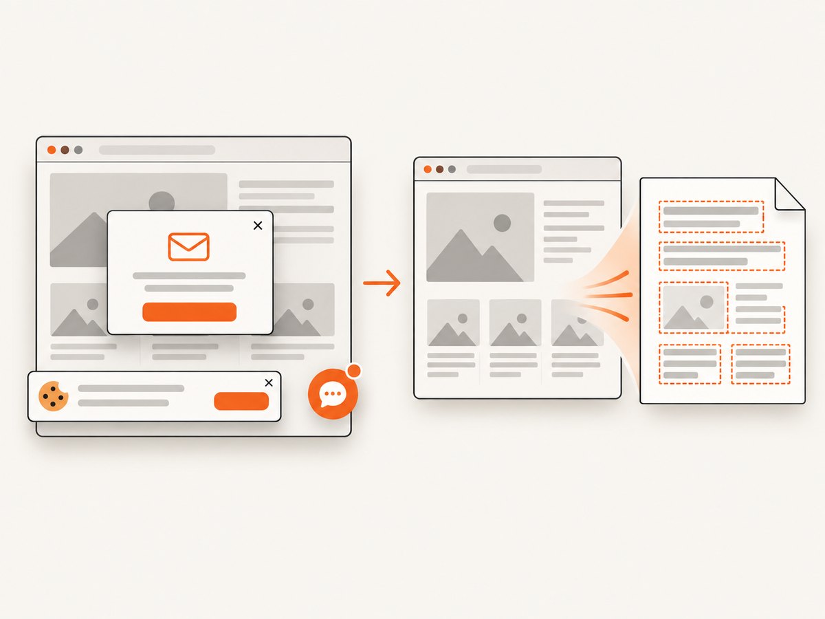 A clean page capture can be fed into the same local OCR pipeline.
