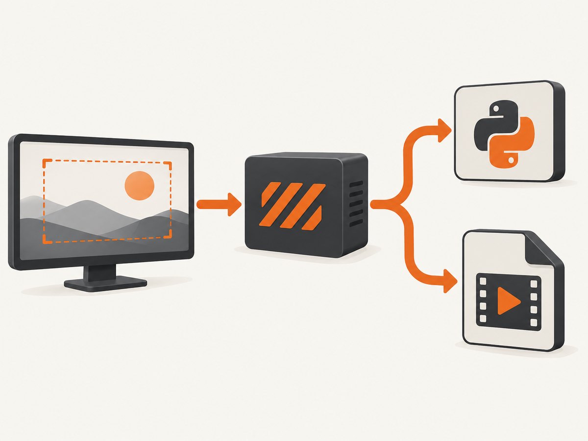 The three data paths: direct file output, FFmpeg-to-Python frames, and Python-to-FFmpeg frames.