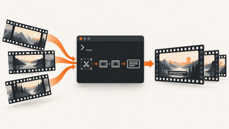 FFmpeg Video Editing Essentials: Trimming, Merging, Subtitling, and More