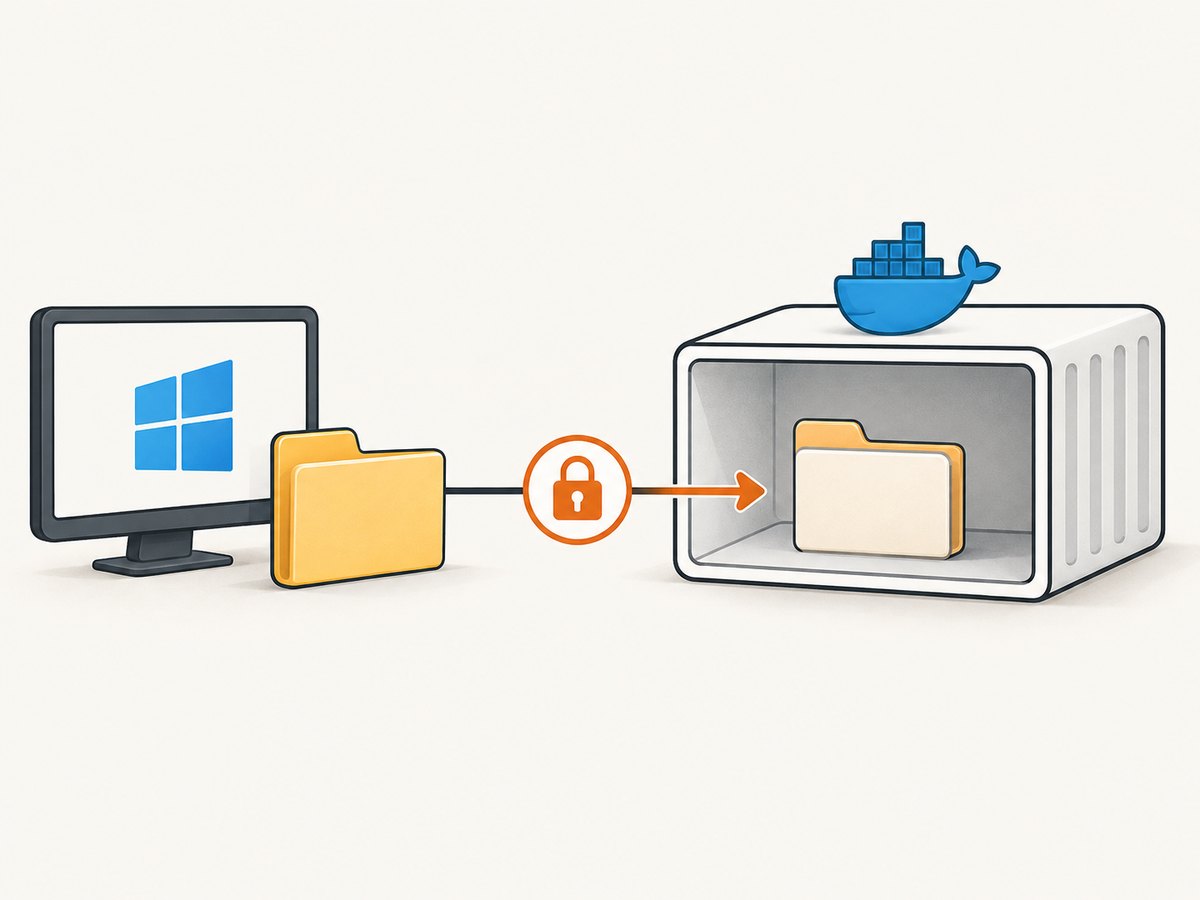 Docker visibility and the server allowlist must point to the same mounted directory.