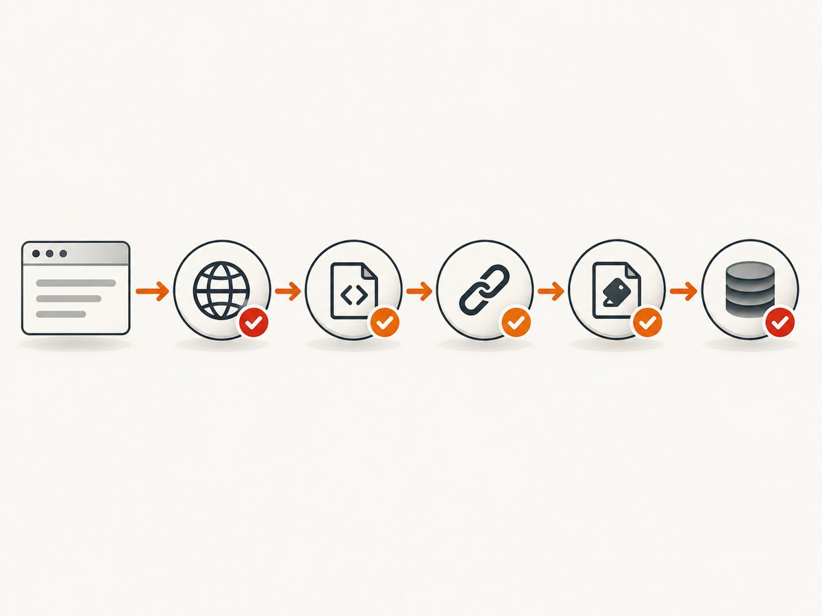 A valid check covers accessibility, XML structure, URL scope, metadata, and file limits.