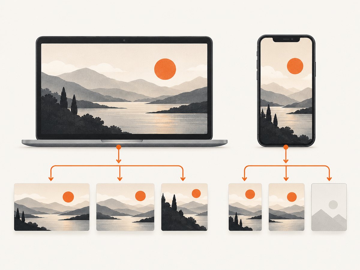 Responsive candidates can differ by viewport, so verify each selected source and fallback.