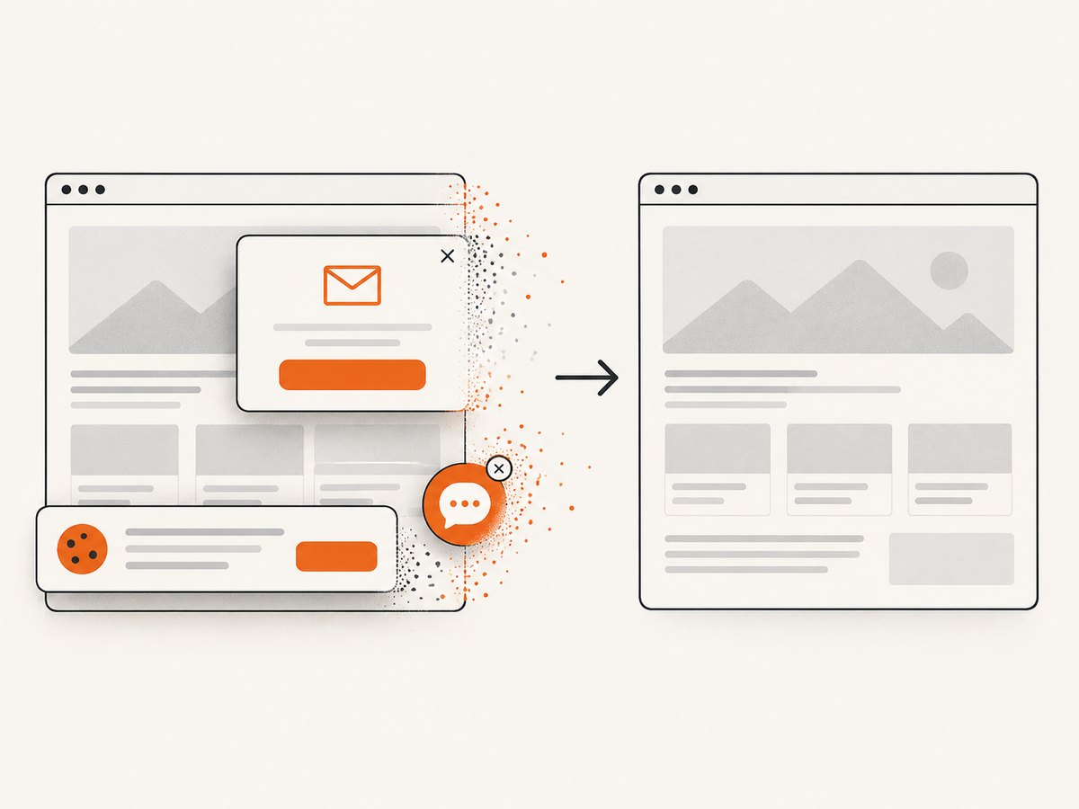 Automated capture can remove page clutter before producing the final image.