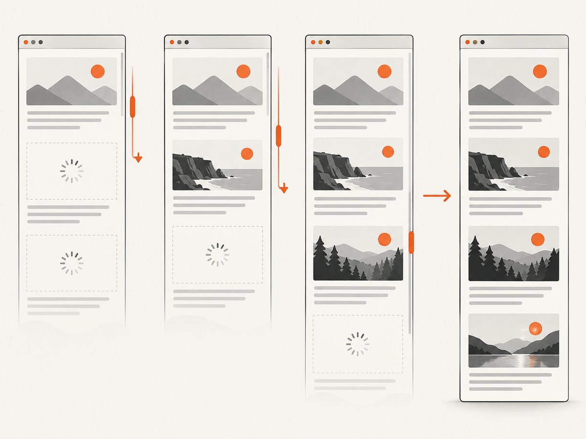Scrolling and waiting for lazy content improves full-page captures.