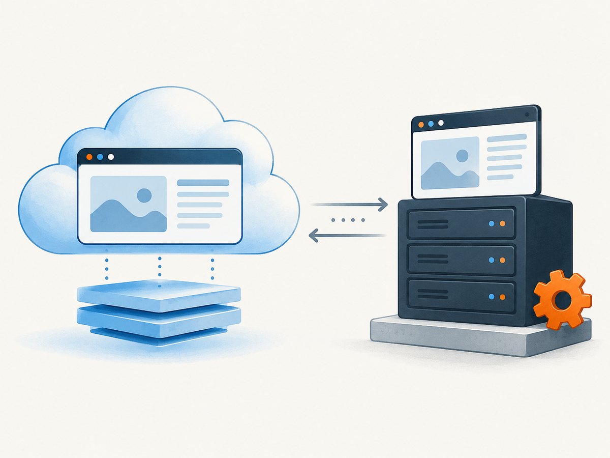 The main architectural choice is hosted browser infrastructure versus code and operations you run yourself.