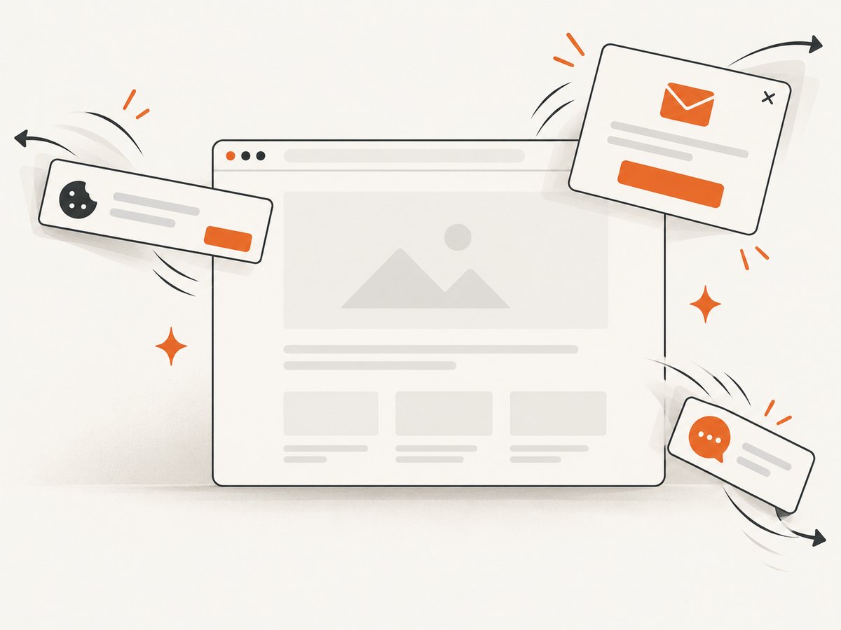 ScreenshotNeo removes common consent and overlay elements before capture so the image represents the page content.